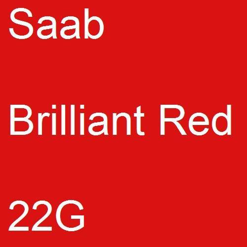 Saab, Brilliant Red, 22G.